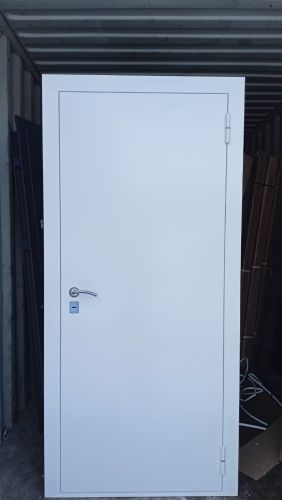 Белая входная дверь Z-1 White 1900мм металл-металл фото 9